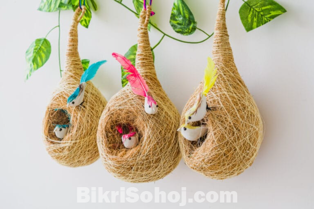 Handmade bird nest